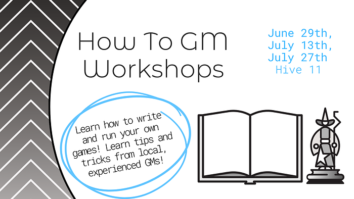 How to GM Workshops logo